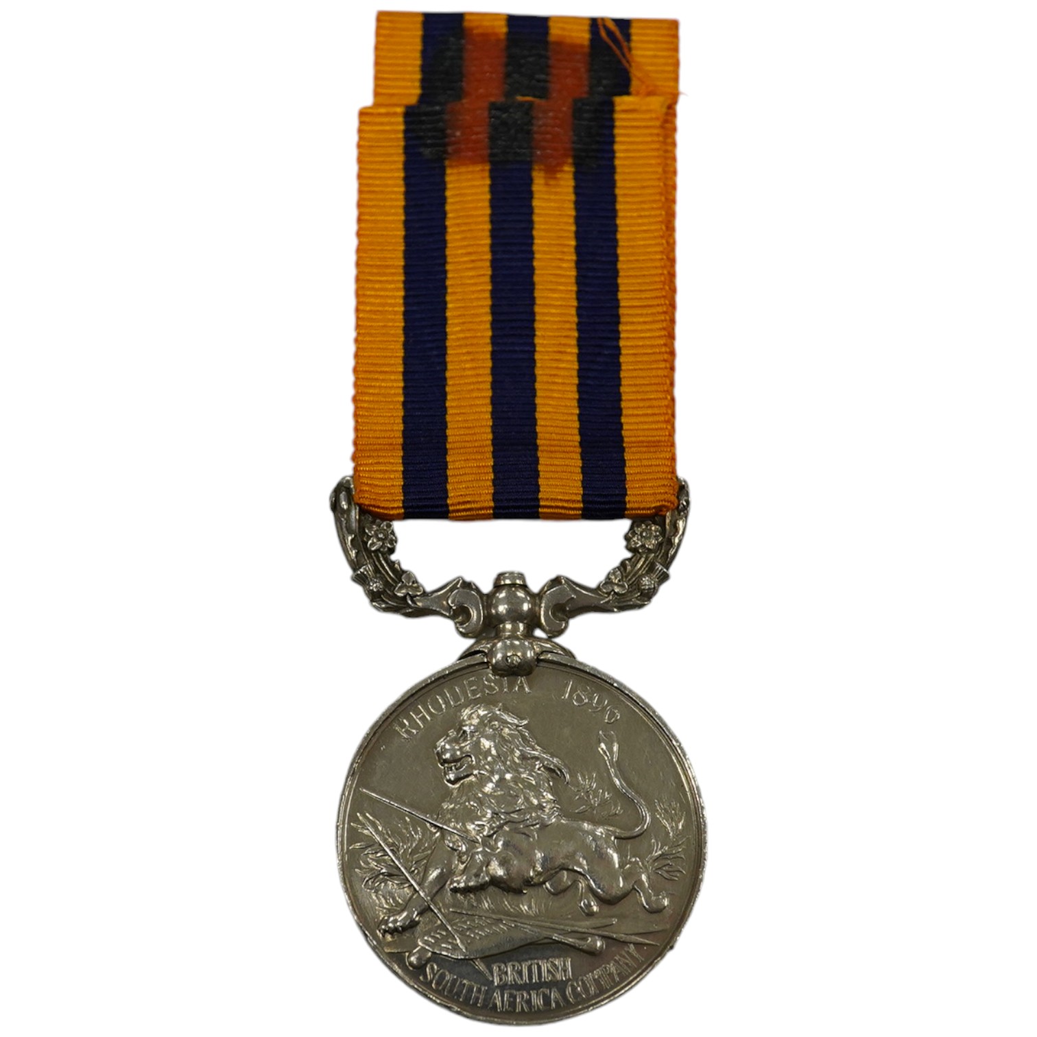 A British South Africa Company's Medal Rhodesia 1896 to 1649 2nd Lt W.G.Charlesworth 3rd D.Gs.